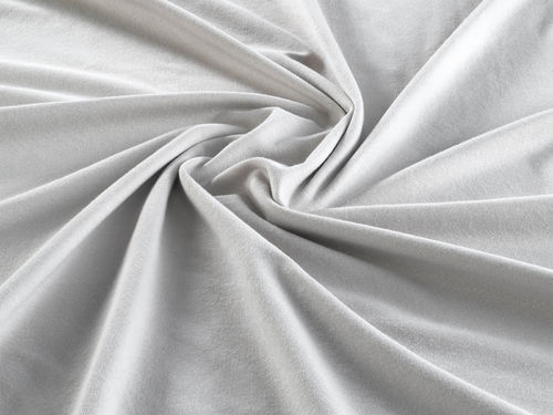SILBER 100x200 cm PREMIUM Jersey-Spannbettlaken aus Baumwolle -Elasthan. ANGEBOT DES MONATS!