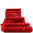 Öko Tex Handtücher 8er SPARSET Angebot des Monats! Farbe: ROT