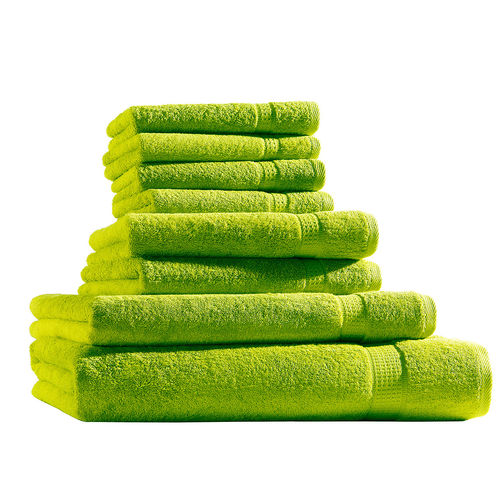 Öko Tex Handtücher 8er SPARSET Angebot des Monats! Farbe: APFELGRÜN
