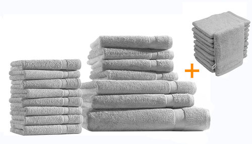 25tlg. KOMBI-SPAR Set Handtücher Duschtücher Badetücher- Baumwolle